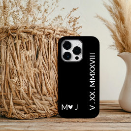 お揃いのローマ数字のiPhoneケース　彼氏・彼女に最適 Case-Mate iPhone 14 Proケース