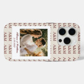 お揃いの夫婦のためのオーダーメイド携帯ケース Case-Mate iPhoneケース (裏面 (横))