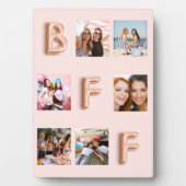 お揃いの思い出を祝う、最高の友達への特別な贈り物。あなたと友達の大切な瞬間が写った6枚の写真を、ロー フォトプラーク (正面)