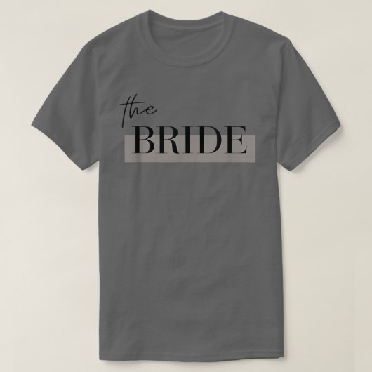 お揃いの花嫁チーム,  ブライズパーティーの花嫁女性 Tシャツ (デザイン正面)