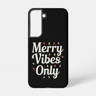 お揃いファミリー クリスマス メリー・バイブス・オンリー ライト SAMSUNG GALAXY S22ケース