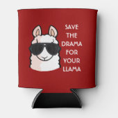 お救前のラマのドラマ 缶クーラー (正面)