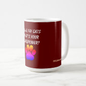 お救前の超大国のコーヒーマグ コーヒーマグカップ (正面右)