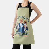 お救客様のペットがトランプ米国選挙引用文に投票 エプロン (インサイチュ)
