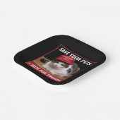 お救客様のペットがトランプ米国選挙引用文に投票 ペーパープレート (傾斜あり)