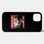 お救客様のペットがトランプ米国選挙引用文に投票 Case-Mate iPhoneケース (裏面 (横))