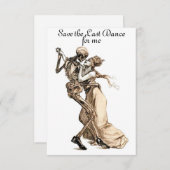 お救招きのラストダンス 招待状 (正面/裏面)