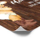 お救済母さんはカウボーイシャワーを自分に付ける ポスター (角)