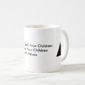 お教え子さんの母親が子どもたちに力を コーヒーマグカップ (正面右)