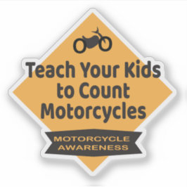 お教え子様がオートバイを数える認識度 シール