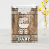 お新生児 カード (黄色い花)