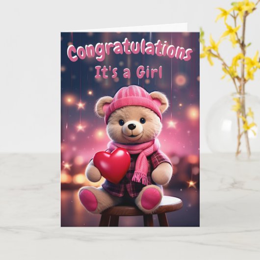 お新生児 カード (黄色い花)