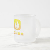 お春茶と蜂蜜 フロストグラスマグカップ (正面右)