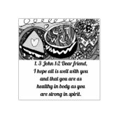 お昼ご飯よく食べる ラバースタンプ (インプリント)