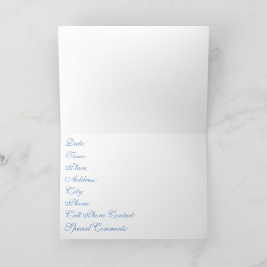 お昼ご飯を食べに行こう! 招待状 (内部)