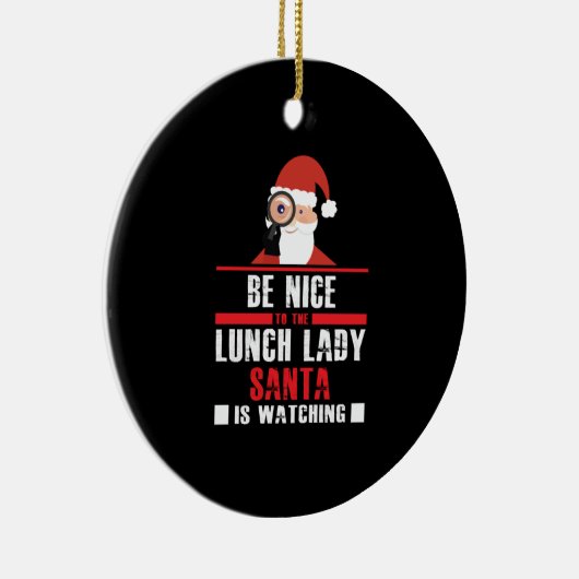 お昼の女性のクリスマス女性のディナーギフトに優しい セラミックオーナメント (右)