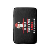 お昼の女性のクリスマス女性のディナーギフトに優しい バスマット (正面縦)