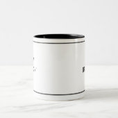 お昼の飲み物も楽しくかわいい ツートーンマグカップ (中央)