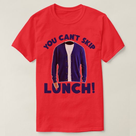 お昼は飛ばせない Tシャツ (デザイン正面)