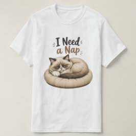 お昼寝したい – グランピーキャット コレクション Tシャツ
