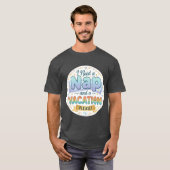 お昼寝とバケーションが欲しい友達 Tシャツ (正面フル)