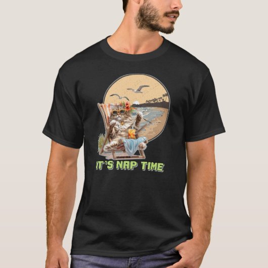 お昼寝の時間です Tシャツ (正面)