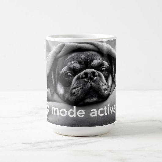お昼寝モード発動中の犬 コーヒーマグカップ (中央)