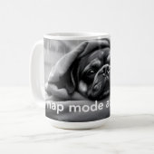 お昼寝モード発動中の犬 コーヒーマグカップ (正面左)