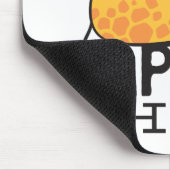 お昼寝専用Tシャツ - ぐうたらなキリン マウスパッド (コーナー)