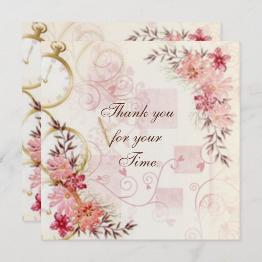 お時間をありがとう (正面/裏面)