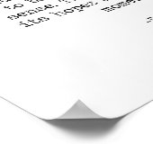 お書客様のハート引用文ラルフウォルドエマーソン ポスター (角)