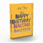 お最高のしに願うハッピーバースデー フォトブロック (左)