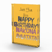 お最高のしに願うハッピーバースデー フォトブロック (右)