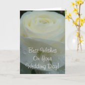 お最高のしの結婚式の日 カード (黄色い花)