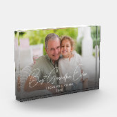 お最高のじいちゃんがいまだに可愛い孫の形見 フォトブロック (左)