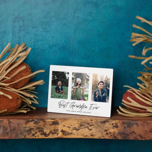 お最高のじいちゃん永遠の父の日プラーク フォトプラーク (側面)