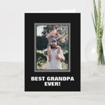 お最高のじいんカスタムパEver Photo Father's Day Card