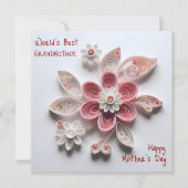 お最高のばあシンプルま子さんのお祝い シーズンカード (正面)