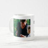 お最高の前の名前を愛するおばあちゃん写真コラージュ コーヒーマグカップ (正面左)