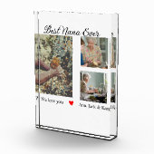 お最高の前の名前を愛するおばあちゃん写真コラージュ フォトブロック (右)