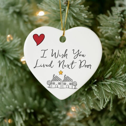 お最高の友達に贈り物 セラミックオーナメント (ツリー)