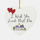 お最高の友達に贈り物 セラミックオーナメント (裏面)