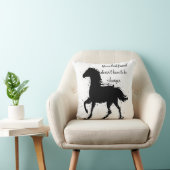 お最高の友達感動的馬引用文アート クッション (椅子)