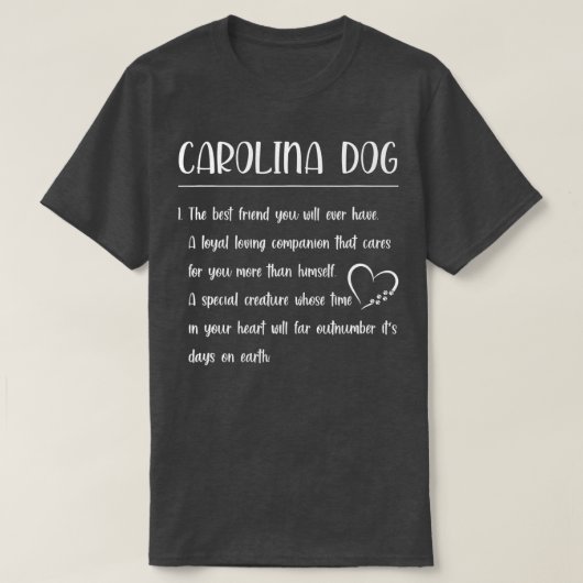 お最高の友達 – 定義カロライナ犬 Tシャツ (デザイン正面)