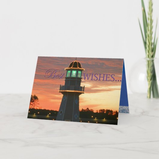 お最高の客様の誕生日と全体に対する願い カード (正面)