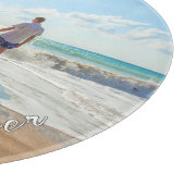 お最高の家族の写真のカッティングボードと文字 カッティングボード (角)