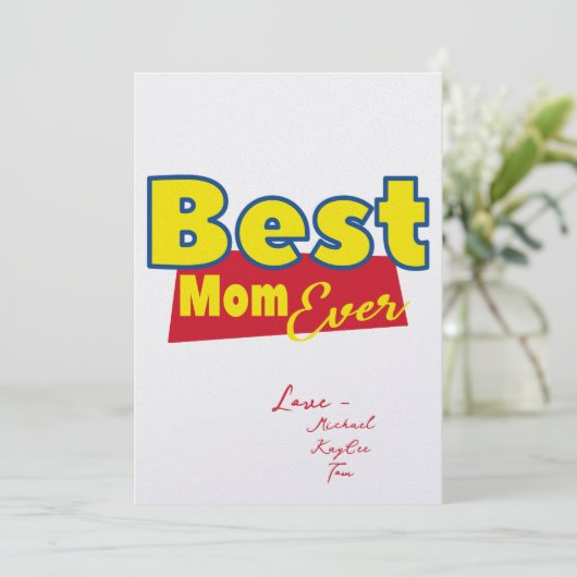 お最高の母さんおもちゃストーリーお母さんのファンクラブカード 招待状 (スタンド正面)