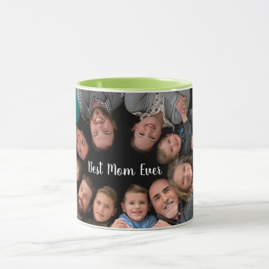 お最高の母さんお母さんの写真はこちら マグカップ (中央)