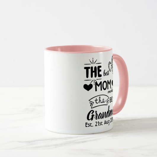 お最高の母さんがおばあちゃん最高のを作るパーソナライズされた マグカップ (正面右)