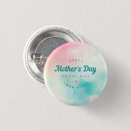 お最高の母さんがお母さんを幸せにする日 |ピンボタン 缶バッジ (正面&裏面)